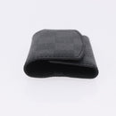 LOUIS VUITTON Damier Graphite Cufflink LV Catch Cuffs Metal M80188 Auth BA15541V-4