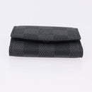LOUIS VUITTON Damier Graphite Cufflink LV Catch Cuffs Metal M80188 Auth BA15541V-6