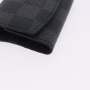 LOUIS VUITTON Damier Graphite Cufflink LV Catch Cuffs Metal M80188 Auth BA15541V-7