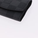 LOUIS VUITTON Damier Graphite Cufflink LV Catch Cuffs Metal M80188 Auth BA15541V-8