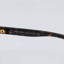PRADA Sunglasses Plastic Brown Gold Tone Auth BA15543-9