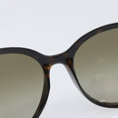 PRADA Sunglasses Plastic Brown Gold Tone Auth BA15543-14