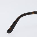 PRADA Sunglasses Plastic Brown Gold Tone Auth BA15543-16