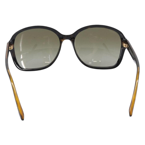 PRADA Sunglasses Plastic Brown Gold Tone Auth BA15543