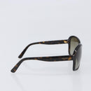 PRADA Sunglasses Plastic Brown Gold Tone Auth BA15543-4