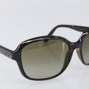 PRADA Sunglasses Plastic Brown Gold Tone Auth BA15543-5
