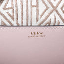 Chloe Dahlia Mini Hand Bag Leather 2way Pink Gold Tone Auth BA15544M-21