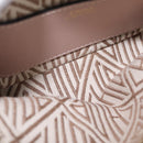 Chloe Dahlia Mini Hand Bag Leather 2way Pink Gold Tone Auth BA15544M-22