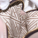 Chloe Dahlia Mini Hand Bag Leather 2way Pink Gold Tone Auth BA15544M-26