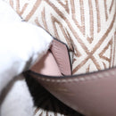 Chloe Dahlia Mini Hand Bag Leather 2way Pink Gold Tone Auth BA15544M-11