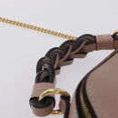 Chloe Dahlia Mini Hand Bag Leather 2way Pink Gold Tone Auth BA15544M-14