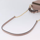 Chloe Dahlia Mini Hand Bag Leather 2way Pink Gold Tone Auth BA15544M-8