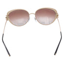 BVLGARI Sunglasses Metal Gold Black Auth BA15547V-2