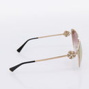 BVLGARI Sunglasses Metal Gold Black Auth BA15547V-3