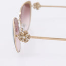 BVLGARI Sunglasses Metal Gold Black Auth BA15547V-6
