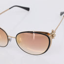 BVLGARI Sunglasses Metal Gold Black Auth BA15547V-8
