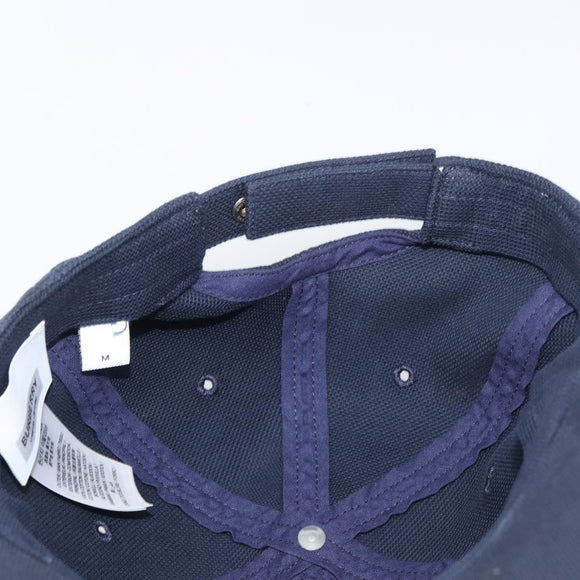 BURBERRY Cap Cotton Navy Red Auth BA15549