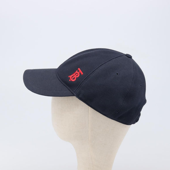 BURBERRY Cap Cotton Navy Red Auth BA15549