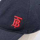BURBERRY Cap Cotton Navy Red Auth BA15549-6