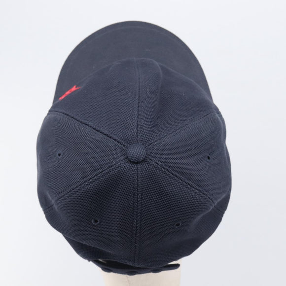 BURBERRY Cap Cotton Navy Red Auth BA15549