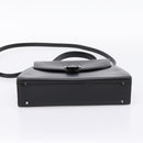 GIVENCHY Hand Bag Leather 2way Black Auth BA15552A-5