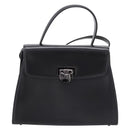 GIVENCHY Hand Bag Leather 2way Black Auth BA15552A-13