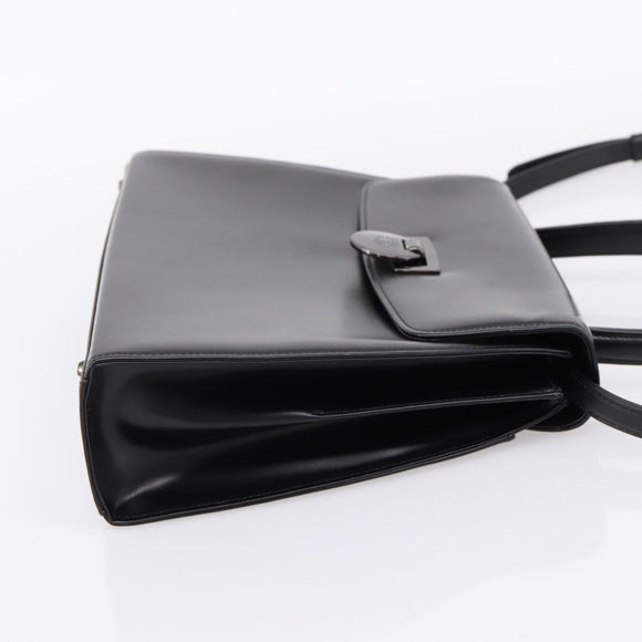GIVENCHY Hand Bag Leather 2way Black Auth BA15552A