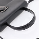 GIVENCHY Hand Bag Leather 2way Black Auth BA15552A-7