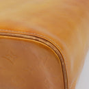 LOUIS VUITTON Monogram Vernis Houston Hand Bag Beige M91004 LV Auth BA15557-15