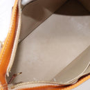 LOUIS VUITTON Monogram Vernis Houston Hand Bag Beige M91004 LV Auth BA15557-11
