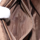 Burberrys Nova Check Shoulder Bag Canvas Brown Gold Auth BA1556-20