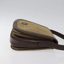 Burberrys Nova Check Shoulder Bag Canvas Brown Gold Auth BA1556-3