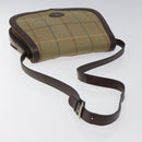 Burberrys Nova Check Shoulder Bag Canvas Brown Gold Auth BA1556-7