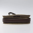 Burberrys Nova Check Shoulder Bag Canvas Brown Gold Auth BA1556-5