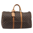 LOUIS VUITTON Monogram Keepall 50 Boston Bag M41426 LV Auth BA15561A-13