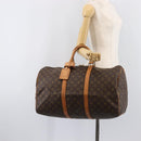 LOUIS VUITTON Monogram Keepall 50 Boston Bag M41426 LV Auth BA15561A-22