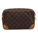 LOUIS VUITTON Monogram Compiegne 28 Clutch Bag M51845 LV Auth BA15562-2