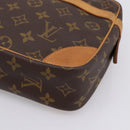 LOUIS VUITTON Monogram Compiegne 28 Clutch Bag M51845 LV Auth BA15562-7