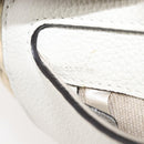 Chloe Basket Bag Hand Bag Raffia Beige White Auth BA15563V-23