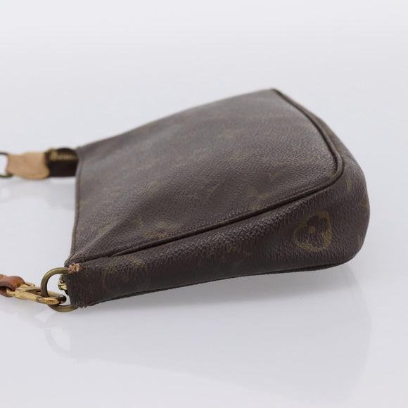 LOUIS VUITTON Monogram Pochette Accessoires Pouch M51980 LV Auth BA15564