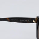 PRADA Sunglasses Plastic Black Gold Tone Auth BA15566V-13