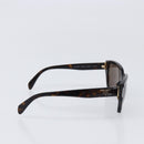PRADA Sunglasses Plastic Black Gold Tone Auth BA15566V-5