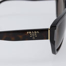PRADA Sunglasses Plastic Black Gold Tone Auth BA15566V-9
