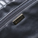 BALLY Chain Shoulder Bag Leather Black Gold Tone Auth BA15570A-16