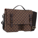 LOUIS VUITTON Damier Ebene Broadway Shoulder Bag N42270 LV Auth BA15571-1