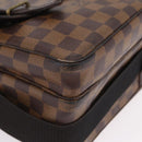 LOUIS VUITTON Damier Ebene Broadway Shoulder Bag N42270 LV Auth BA15571-20