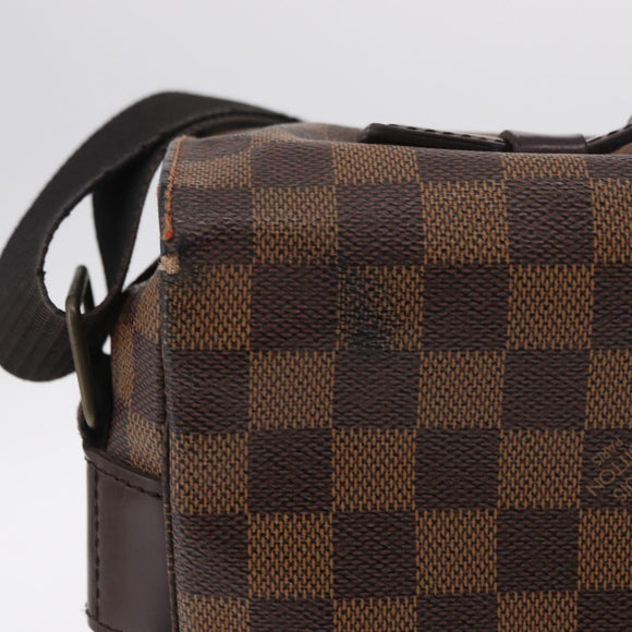 LOUIS VUITTON Damier Ebene Broadway Shoulder Bag N42270 LV Auth BA15571