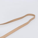 SAINT LAURENT Muse To Hand Bag Leather 2way Beige Gold Tone 283761 Auth BA15574A-11