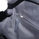 CHANEL Matelasse Hand Bag Nylon Black Silver CC Auth BA15575A-19