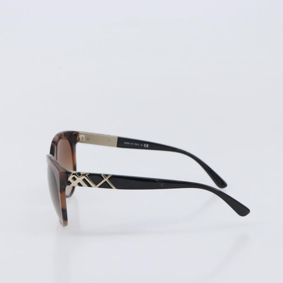 BURBERRY Glasses Sunglasses Plastic 3 Set Brown Gold Auth BA15576